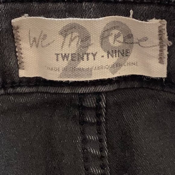 Free People 'We the Free' Just Float On black flare jeans 29 stretch - Picture 7 of 9